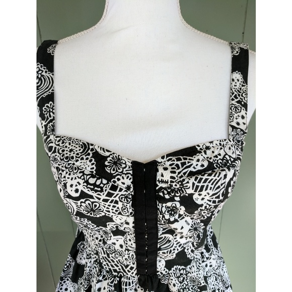 Royal Bones Skeleton Sugar Skull Dress - Picture 2 of 6